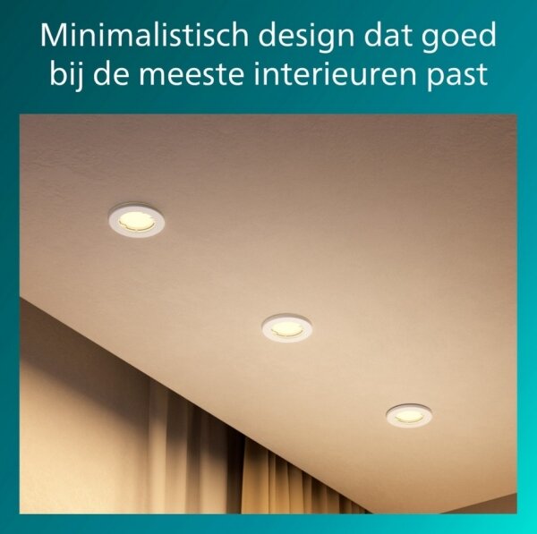 Philips - Sada 3x zapustené stropné svietidlo PERIDOT 1xGU10/7W/230V biela