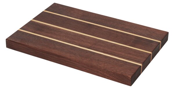 Drevená doska na krájanie Stribe Walnut / Ash 36 cm