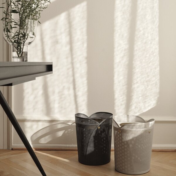 Dizajnový kôš na papier Oya Warm Grey 20 l