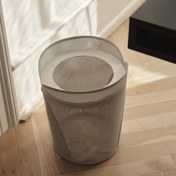 Dizajnový kôš na papier Oya Warm Grey 20 l