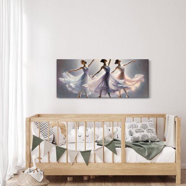 Obraz - Tri baletky (120x50 cm)