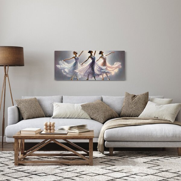 Obraz - Tri baletky (120x50 cm)