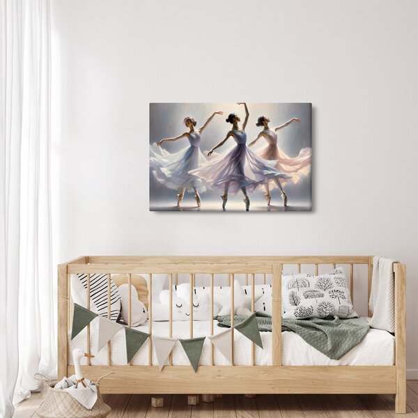 Obraz - Tri baletky (90x60 cm)