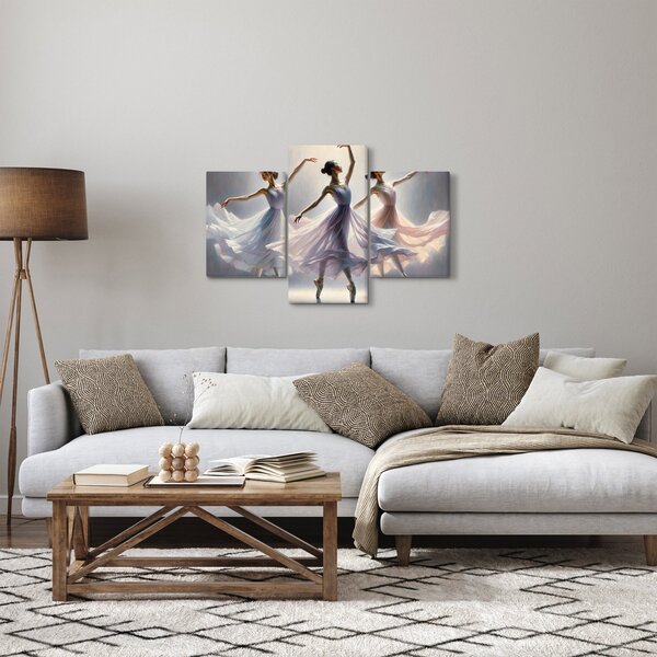 Obraz - Tri baletky (90x60 cm)