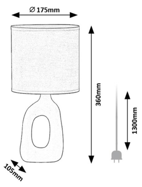 Rabalux SYLIRA stolná lampa 74071