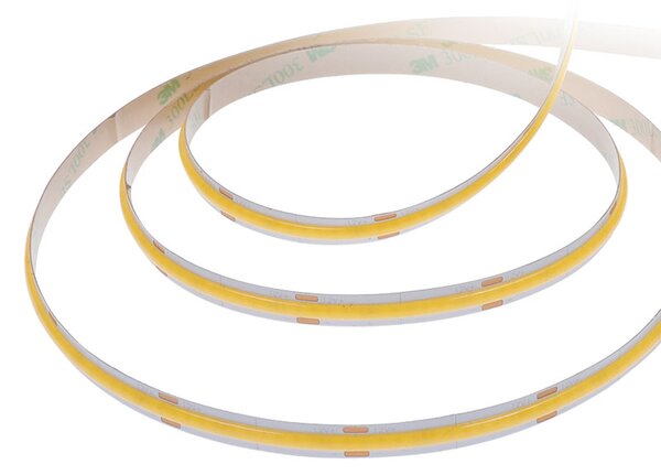 SOLIGHT LED COB pásik 3m 7W/m 500lm/m 4000K neutrálna biela USB napájanie vypínač 8mm