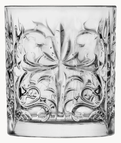 Krištáľové poháre na whisky Tattoo, 6 ks