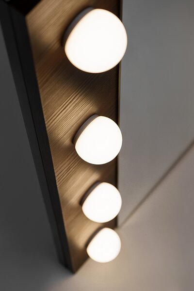 Comad Kúpeľňové zrkadlo s LED osvetlením Dorothy Ristretto 60 dub ristretto