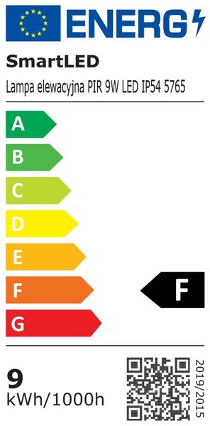 Smart LED LED vonkajšia nástenná lampa 3CCT 12-24W 2400Lm IP54 antracit