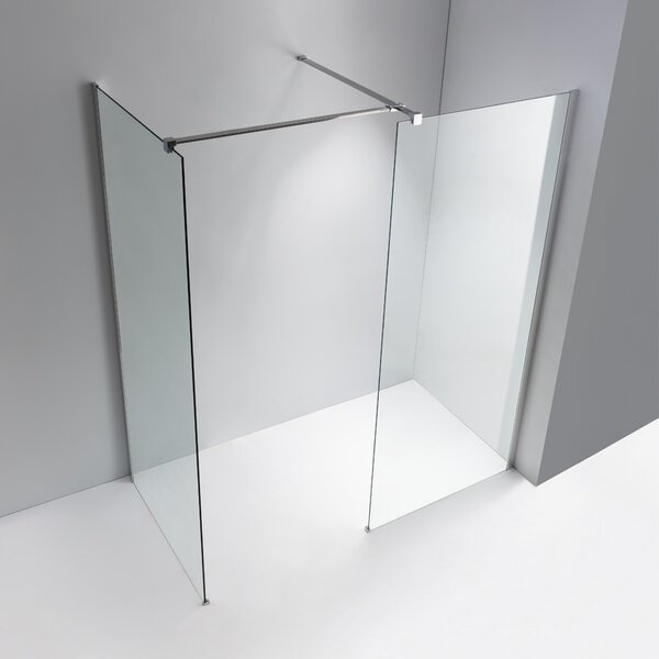 BPS-koupelny 2-dielna sprchová zastena Walk-in SH07 DUO CR 80x70, chróm/transparent - bez vaničky