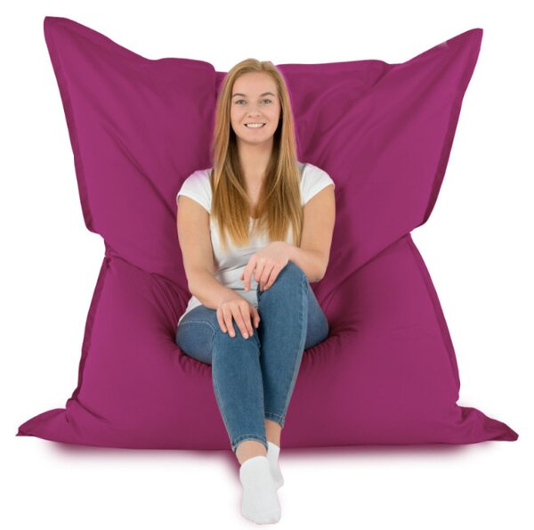 Vankúš na sedenie fuchsiovy nylon