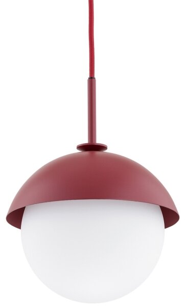 Argon 8296 - Luster na lanku CAPPELLO 1xE27/15W/230V červená