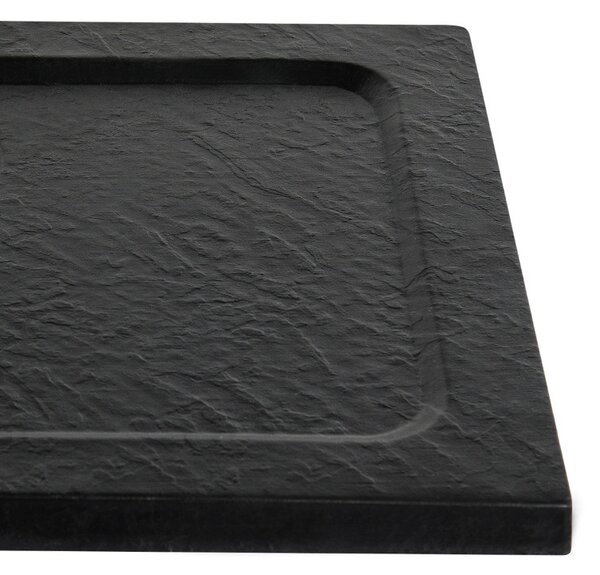 BPS-koupelny Obdĺžniková akrylátová sprchová vanička SILK BL 100x80 čierna