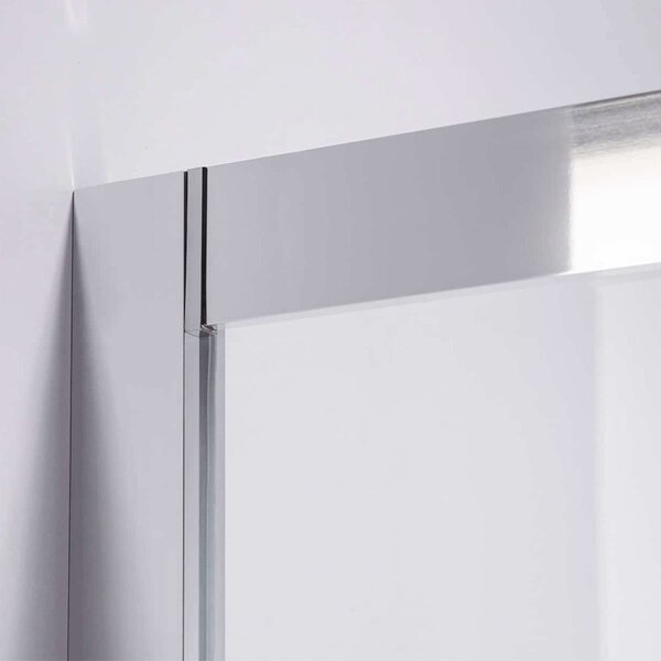 BPS-koupelny Štvorcový sprchový kút KZ102B 90x90 chróm/transparent + vanička RIKO BL čierna
