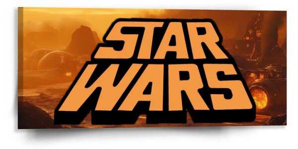Sablio Obraz Star Wars Lávová planéta - 110x50 cm