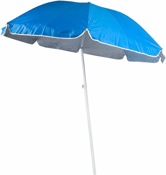Veľký, priestranný slnečník vhodný na pláž, do záhrady alebo na balkón, s UV filtrom, priemer 210 cm, skladací, model 14416