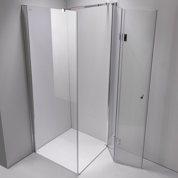 BPS-koupelny Štvorcový sprchovací kút KZ1180A 80x80 chróm/transparent - bez vaničky
