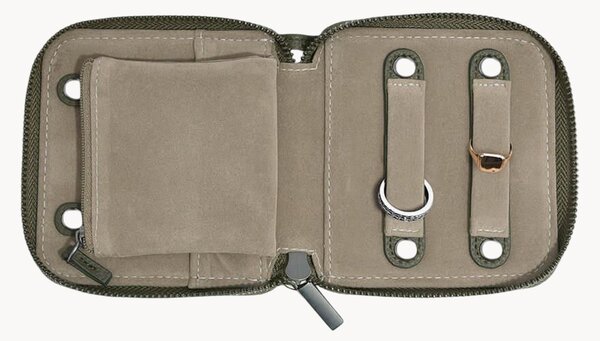 Kompaktná šperkovnica Olive Green