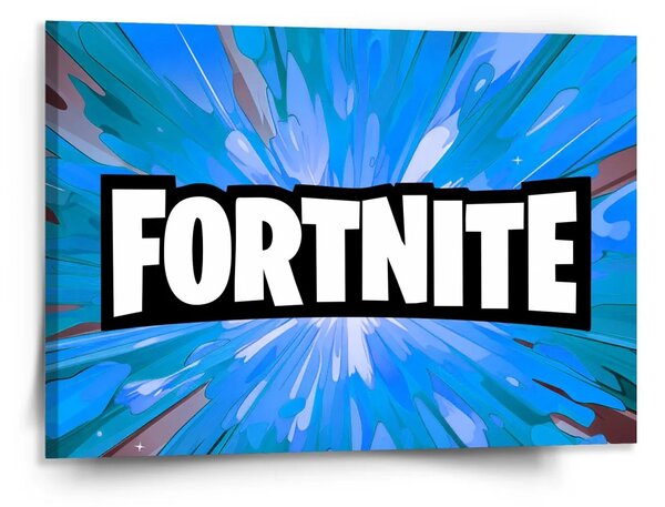 Sablio Obraz FORTNITE modrá: 150x110 cm