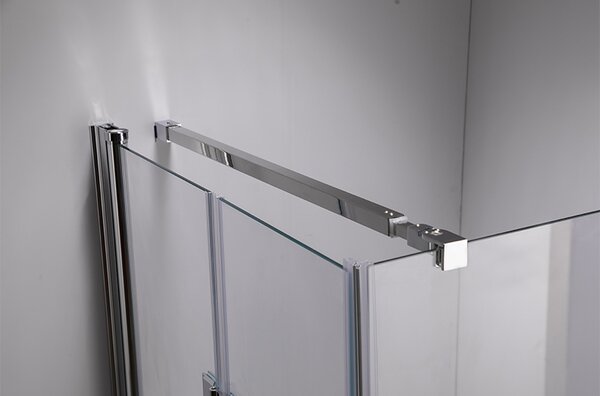 BPS-koupelny Štvorcový sprchovací kút KZ1180A 80x80 chróm/transparent - bez vaničky