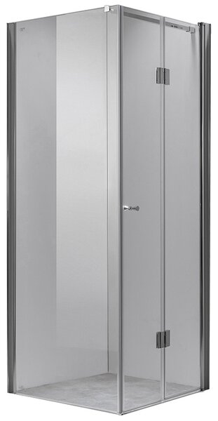 BPS-koupelny Štvorcový sprchovací kút KZ1180A 80x80 chróm/transparent - bez vaničky