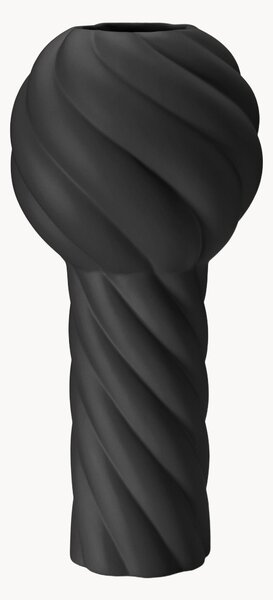 Ručne maľovaná keramická váza Twist Pillar, V 34 cm