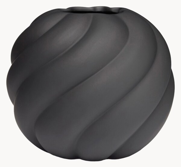 Ručne maľovaná keramická váza Twist Ball, V 20 cm