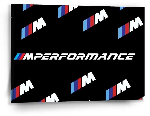 Sablio Obraz MPERFORMANCE čierny vzor - 90x60 cm