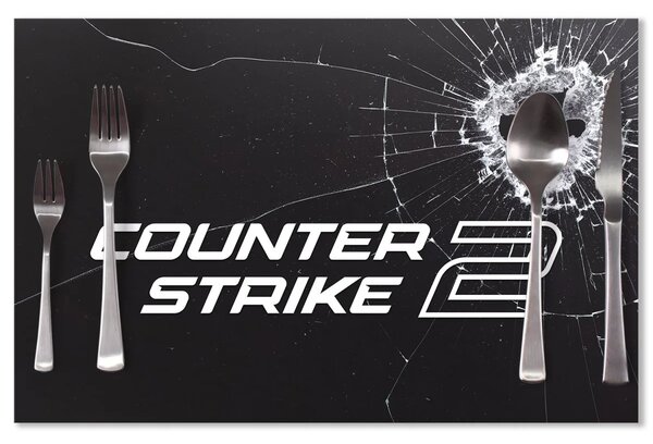 Sablio Prestieranie Counter Strike 2 Priestrel: 40x30cm