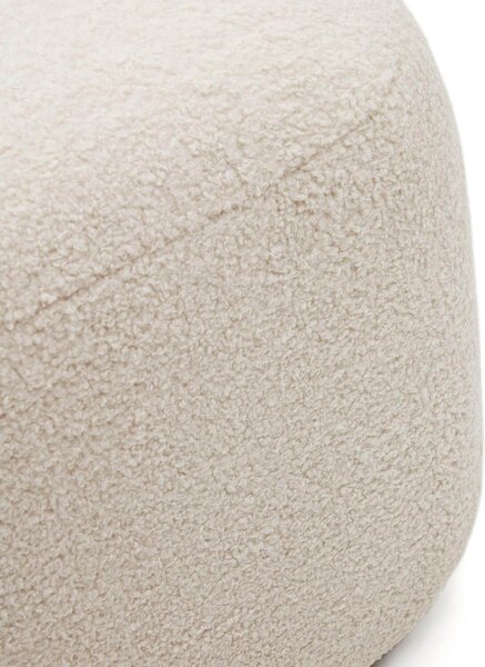 MUZZA Otoman tinara 123 x 85 cm biely