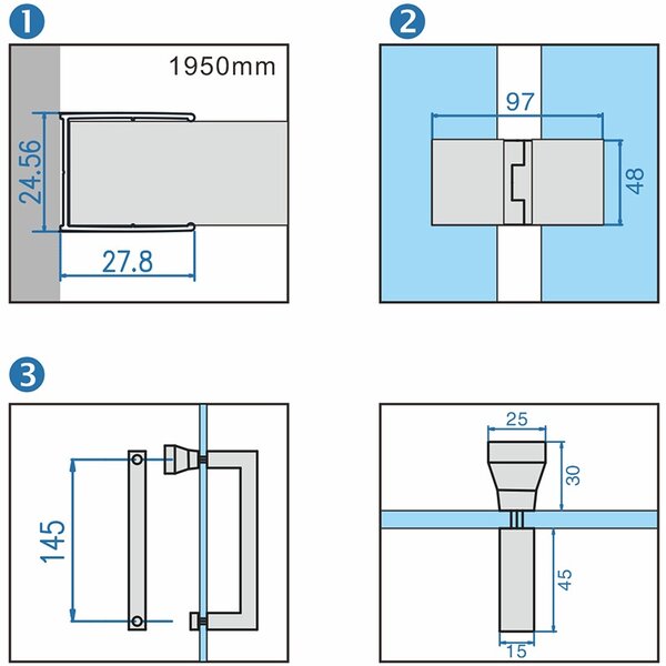 BPS-koupelny Obdĺžnikový sprchový kút KZ12A WH 90x80 biela/transparent - bez vaničky