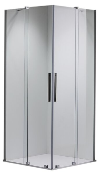 BPS-koupelny Štvorcový sprchový kút ASTRA CH A 80x80 chróm/transparent - bez vaničky