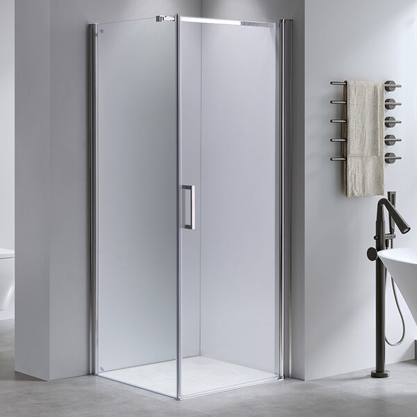 BPS-koupelny Štvorcový sprchový kút ZES KZ1190A 80x80 chróm/transparent - bez vaničky