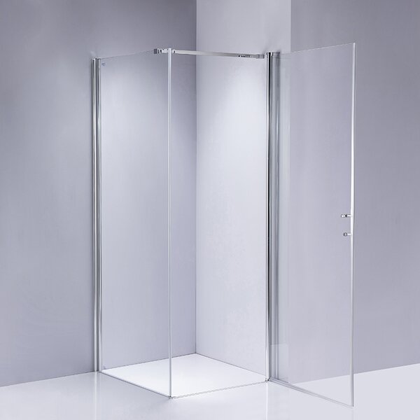 BPS-koupelny Štvorcový sprchový kút ZES KZ1190A 80x80 chróm/transparent - bez vaničky