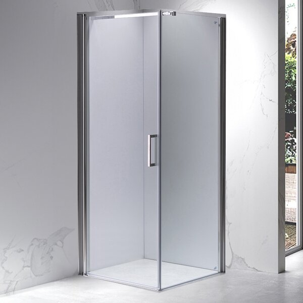 BPS-koupelny Štvorcový sprchový kút ZES KZ1190A 80x80 chróm/transparent - bez vaničky