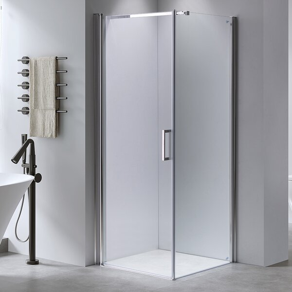 BPS-koupelny Štvorcový sprchový kút ZES KZ1190A 80x80 chróm/transparent - bez vaničky
