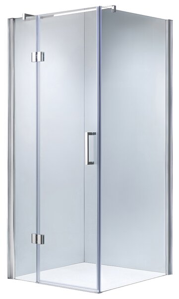 BPS-koupelny Štvorcový sprchovací kút ZES KZ1390A 80x80 chróm/transparent - bez vaničky