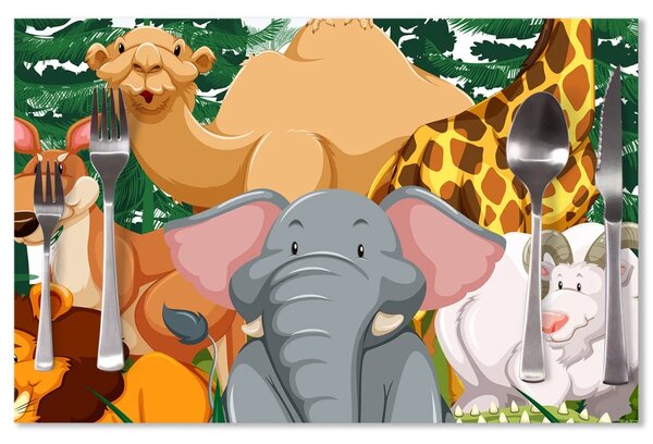 Sablio Prestieranie Zoo: 40x30cm
