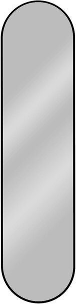 Baltica Design Tiny Border Pastille zrkadlo 40x155 cm oválne čierna 5904107905730