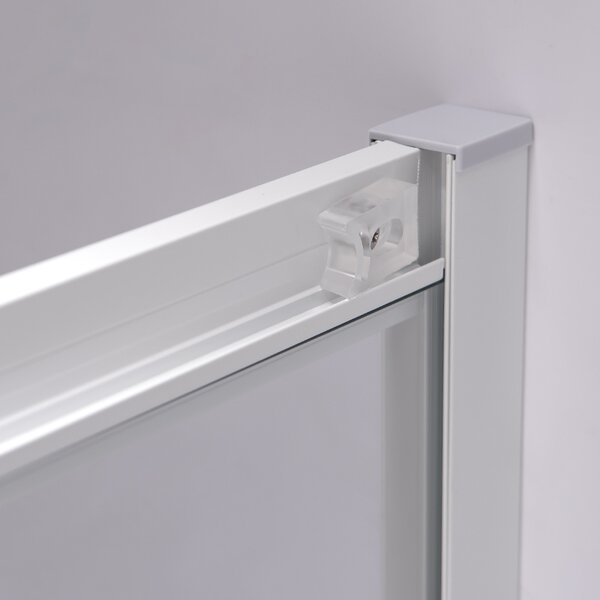 BPS-koupelny Štvrťkruhový sprchový kút KZ94B 90x90 biela/transparent - bez vaničky