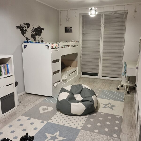 HRUŠKA Poschodová posteľ MAX 2 200x80 - biela