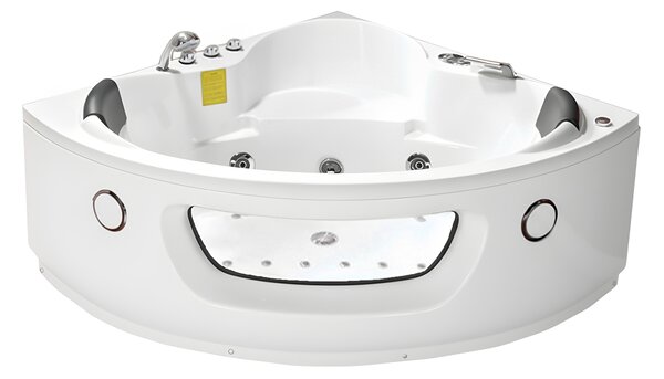 BPS-koupelny Hydromasážna vírivá vaňa Flores 601 140x140 s ohrevom vody