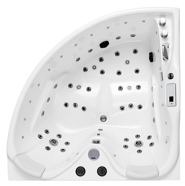 BPS-koupelny Hydromasážna vírivá vaňa Roma 764 150x150 s ohrevom vody, pravá