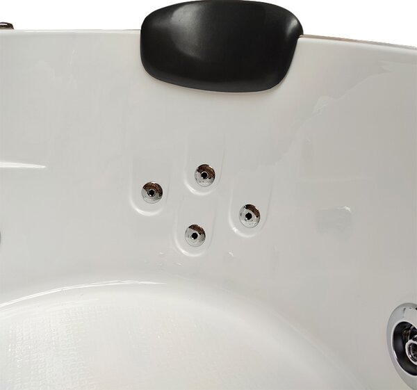 BPS-koupelny Hydromasážna vírivá vaňa Orino 632 135x135 s ohrevom vody