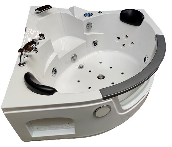 BPS-koupelny Hydromasážna vírivá vaňa Orino 632 135x135 s ohrevom vody