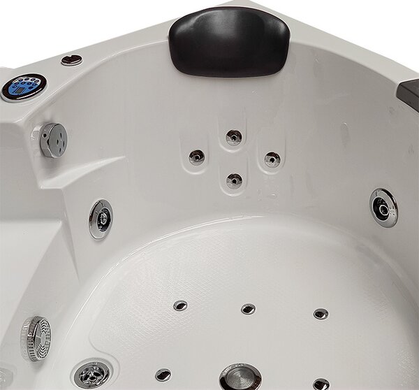 BPS-koupelny Hydromasážna vírivá vaňa Orino 632 135x135 s ohrevom vody