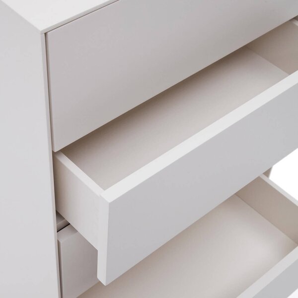 MUZZA Komoda ranad 60 x 114 cm biela