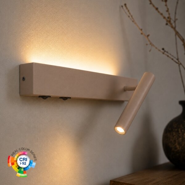 Brilagi - LED nástenné bodové svietidlo ARLIX LED/3W/230V + LED/7W béžová CRI 90