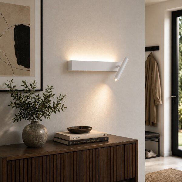Brilagi - LED nástenné bodové svietidlo ARLIX LED/3W/230V + LED/7W biela CRI 90