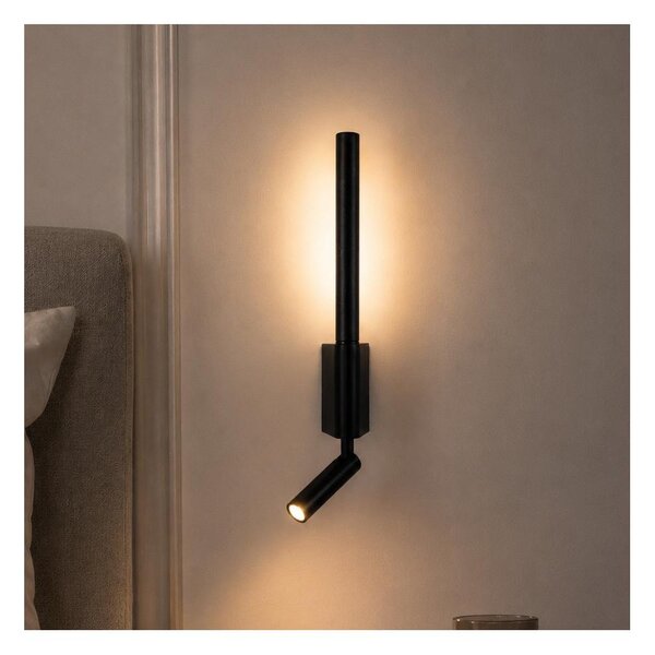 Brilagi - LED nástenné bodové svietidlo VIXON LED/3W/230V + LED/5W čierna CRI 90